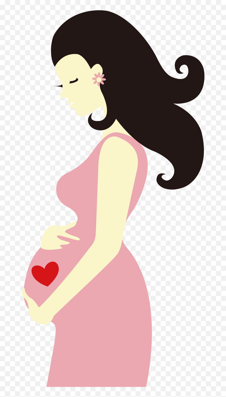 Pregnant Woman Cartoon Drawing Clipart - Pregnant Woman Cartoon Png,Pregnant  Woman Png - free transparent png images 
