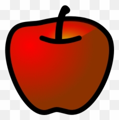 Red Apple 3 Clip Art - Vector Clip Art Online Clip Art Png,Red Apple Png