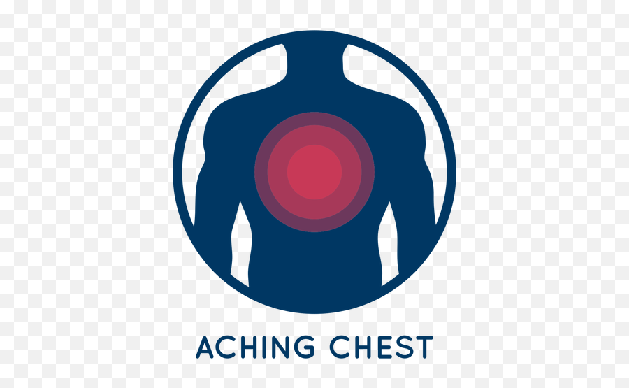 Aching Chest Icon - Circle Png,Chest Png