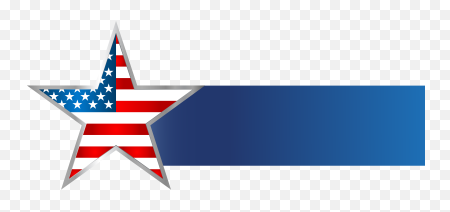 Usa Star Banner Png Clip Art Image - American Flag Banner Png,American Flag Clipart Transparent
