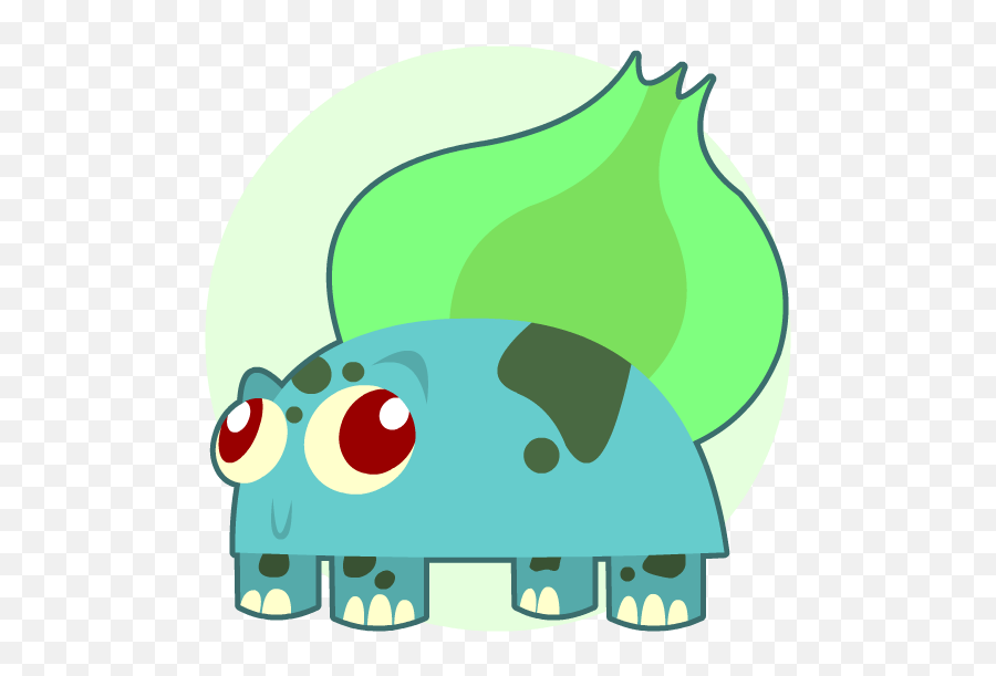 Download Bulbasaur - Gerkinman Bulbasaur Ivysaur Printed Clip Art Png,Ivysaur Png