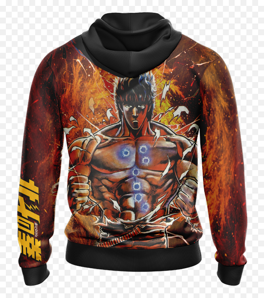 Kenshiro Hoodie - Long Sleeve Png,Kenshiro Png