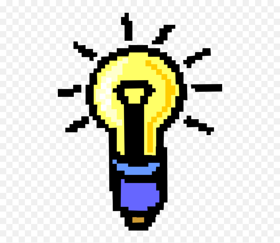 Vector Illustration Of Light Bulb Good Idea Symbol - Bulb Language Png,Bulb Icon
