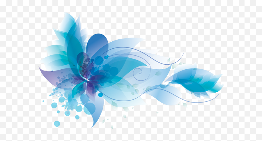 Aqua Blue Flower Png 2 Image - Watercolor Turquoise Flower Png,Blue Flowers Png