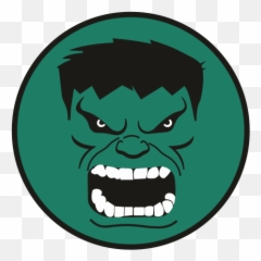 Cartoons Vector File Character Art - Hulk Face png