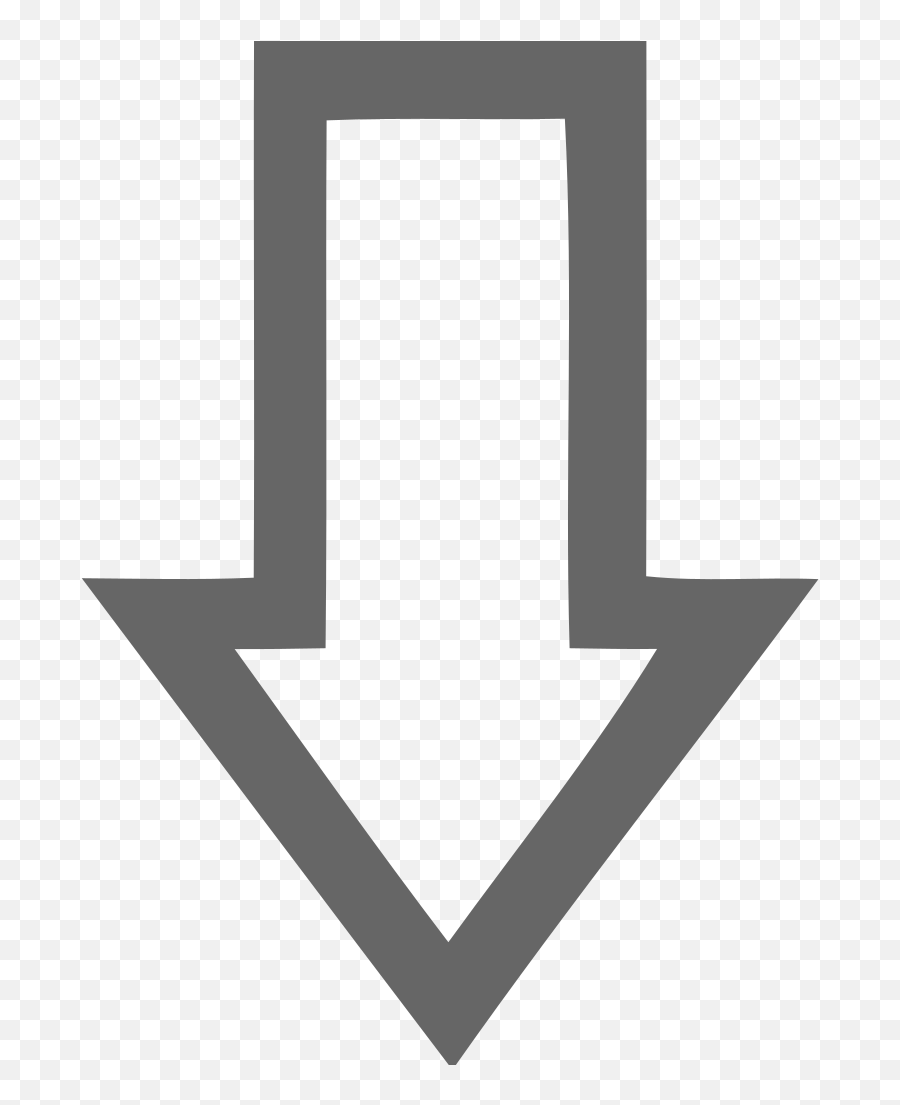 Directional Arrow Down Contour Free Icon Download Png Logo - Vertical,Arrow Next To Gas Pump Icon
