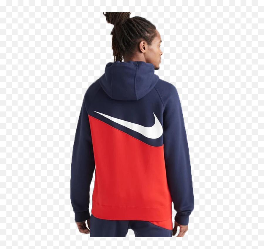 Nike Mens Hoodie Red - Hooded Png,Nike Sb Icon Full Zip Hoodie