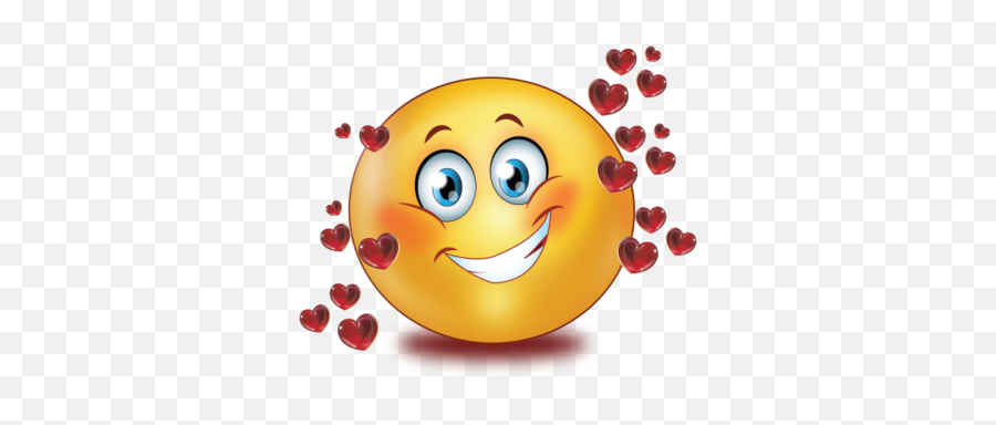 In Love With Red Glossy Hearts Emoji Png Facebook Icon