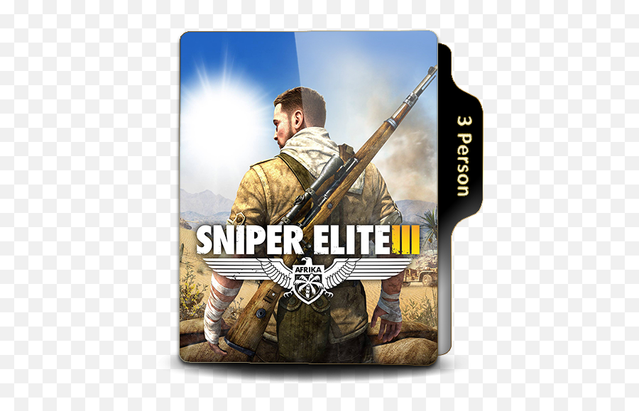 Sniper Elite Iii Afrika Icon 512x512px - Sniper Élite 3 Ps4 Png,Teen Titans Folder Icon