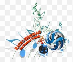 Radio - Music Notes Clip Art Sage Green png