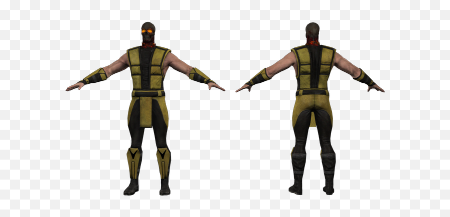Mortal Kombat X - Mortal Kombat X Scorpion Model Png,Scorpion Mortal Kombat Png
