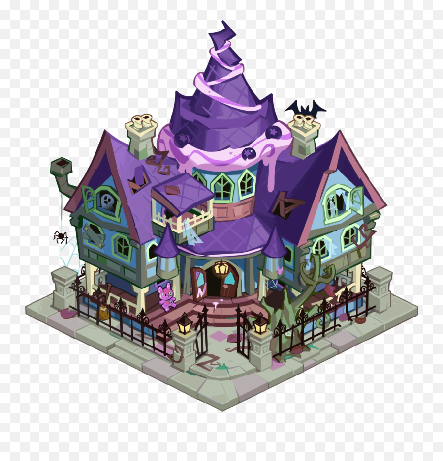 Eerie Haunted House Cookie Run Kingdom Wiki Fandom - Cookie Run Kingdom Haunted House Png,Haunted House Icon