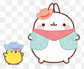Molang - Chicken And Bunny Cartoon Png,Molang Png