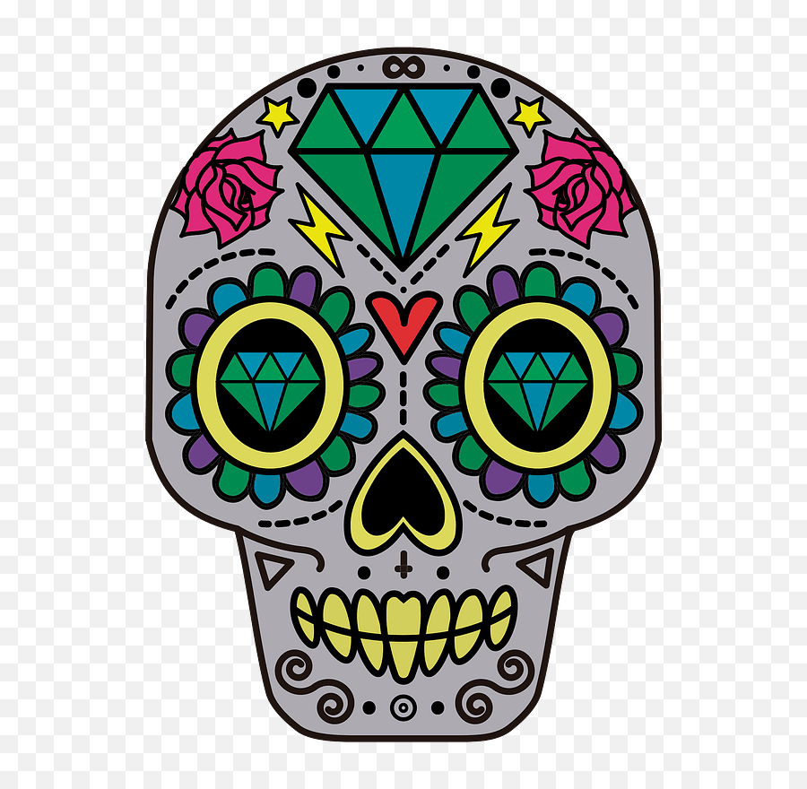 Get Ready For The Day Of Dead - Cartoon Skulls Day Of Day Of The Dead Cartoon Png,Day Of The Dead Png