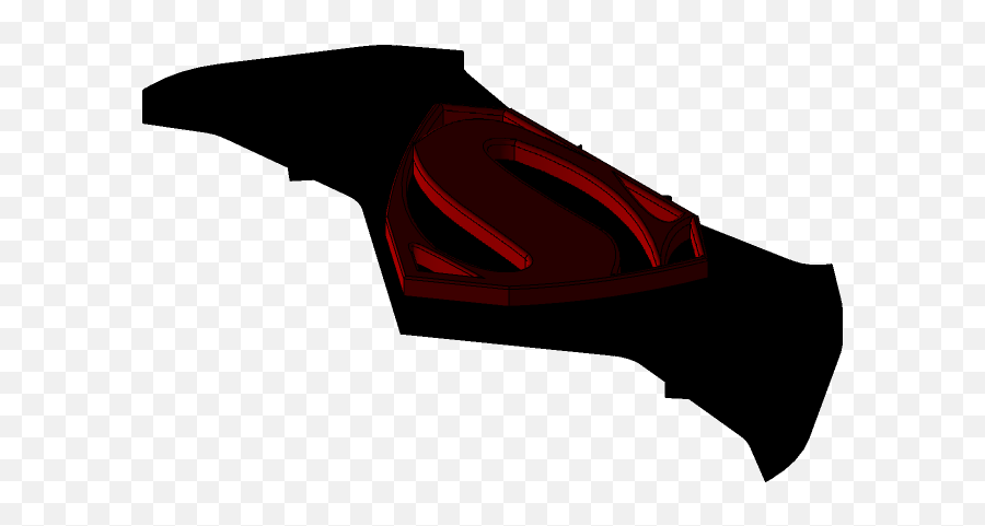 Batman Vs Superman Logo 3d Cad Model Library - Drawing Png,Batman Vs Superman Icon