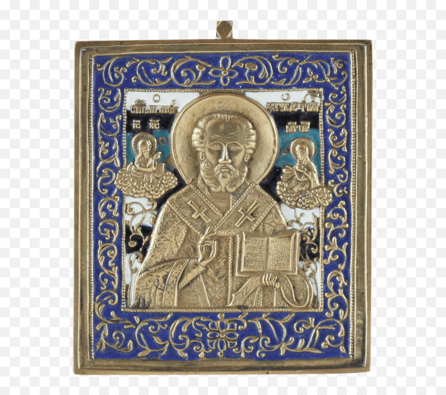 Nicholas The Wonderworker Signed - Heutink Ikonen Religious Item Png,Icon Of Saint Nicholas