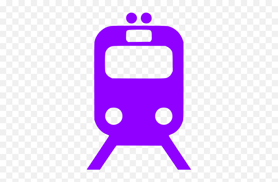Violet Train Icon - Free Violet Train Icons Train Icon Png Red,Metro Train Icon
