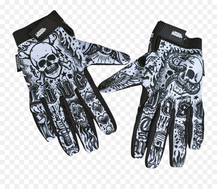 Tattoo Gloves From Lethal Threat Brand New Ebay - Safety Glove Png,Icon Tattoo Supply