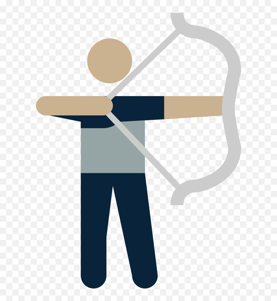 Athletics And Activities - Bow Png,Bow Arrow Icon