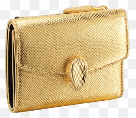 Serpenti Forever Trifold Wallet 290656 Bvlgari - Bvlgari Gold png