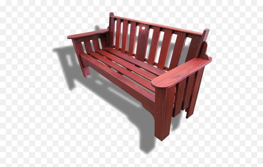 Jarrah Park Bench - Nannup Furniture Gallery Bench Png,Park Bench Png