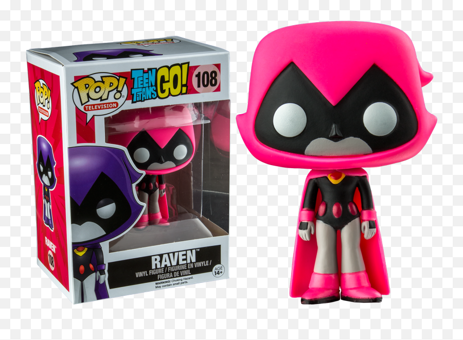 Teen Titans Go - Raven Pink Pop Vinyl Figure Png,Teen Titans Png