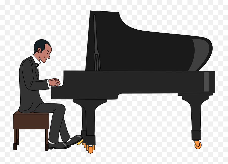 Pianist Playing Piano Clipart Pianist Clipart Png Piano Clipart Transparent Free Transparent Png Images Pngaaa Com