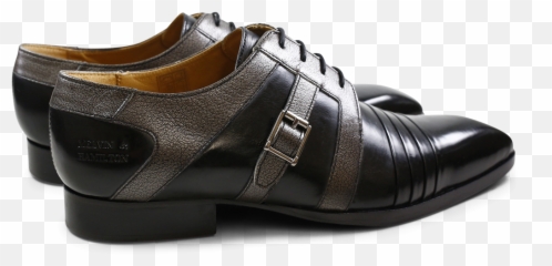 Ricky 2 Crust Aztek Black Smoke Buckle Gunmetal Hrs Melvin - Leather Png,Black Smoke Transparent