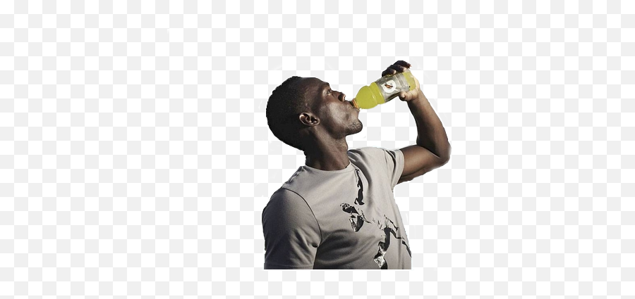 Gatorade - Com Usain Bolt Drinking Water Hd Png Download Peoples Drinking Beer Png,Gatorade Png