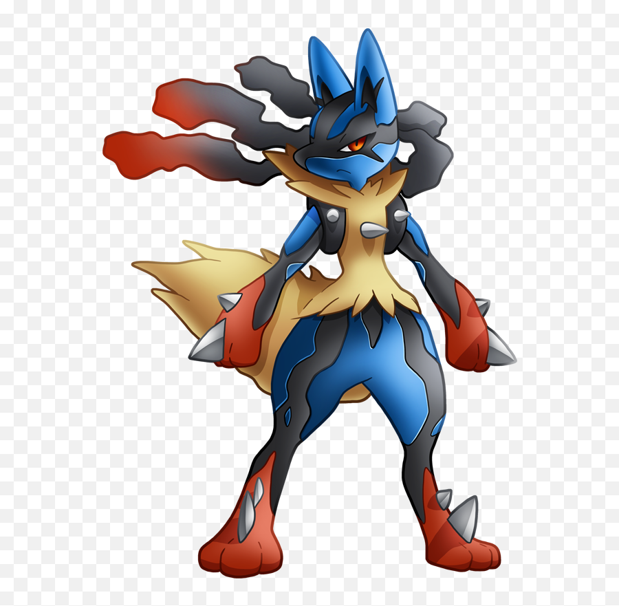 Pokemon 8448 Mega Lucario Pokedex - Mega Lucario Png,Lucario Png