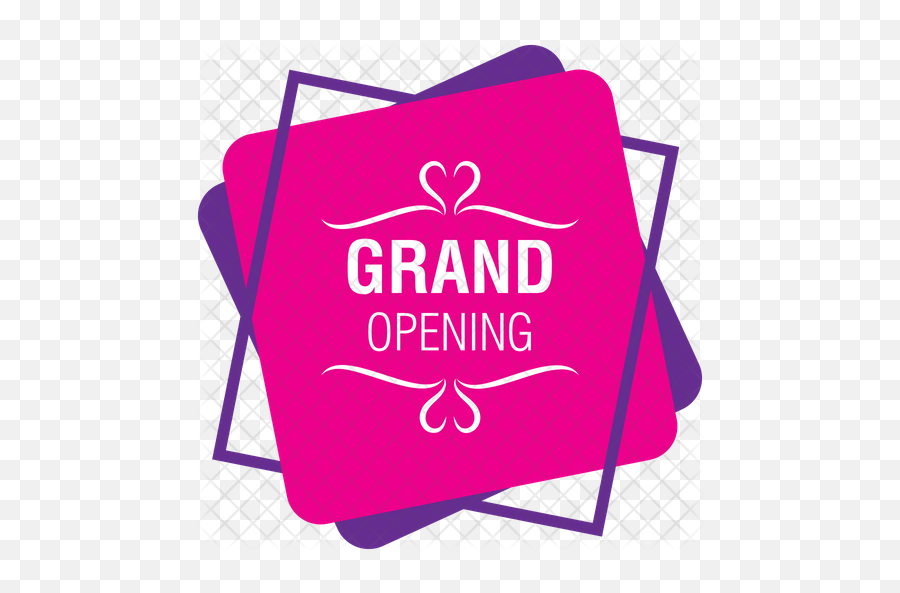 Grand Opening Icon Of Flat Style - Grand Opening Icon Png,Grand Opening Png