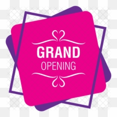 Grand Opening Icon Of Flat Style - png