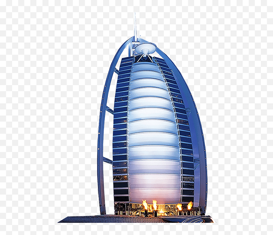 Burj Al Arab Hotel Transparent Png - Hotels Myrtle Beach Sc,Burj Khalifa Png