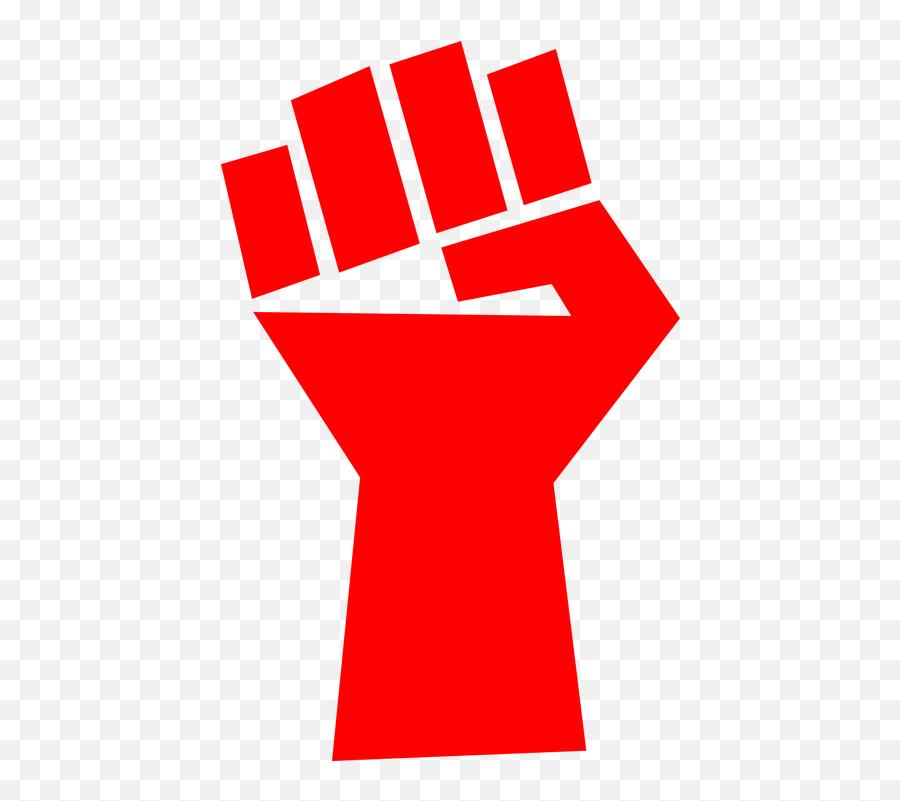 Fist Red Communism - Revolution Clipart Png,Communism Png