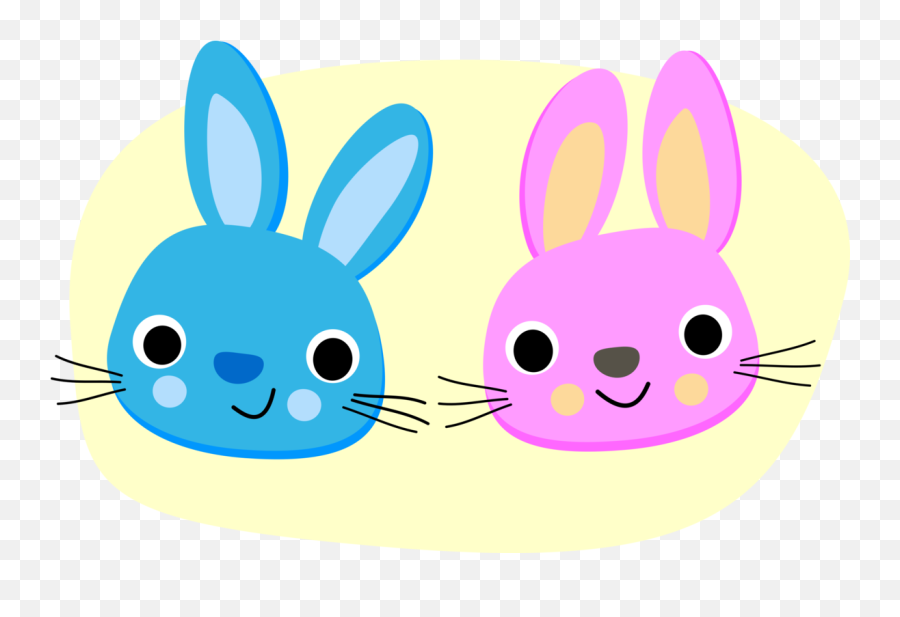 Rabits And Hareseastereaster Bunny Png Clipart - Royalty Rabbit Animal Face Clipart,Easter Bunny Png
