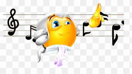 Download Symbols Emoticons Emoji Faces - Music Smiley png