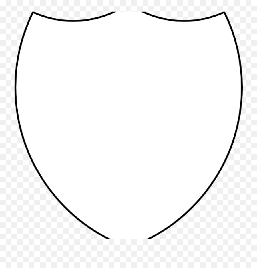 Free Shield Clipart Template Outline - Shield Circle Png,Shield Clipart Png
