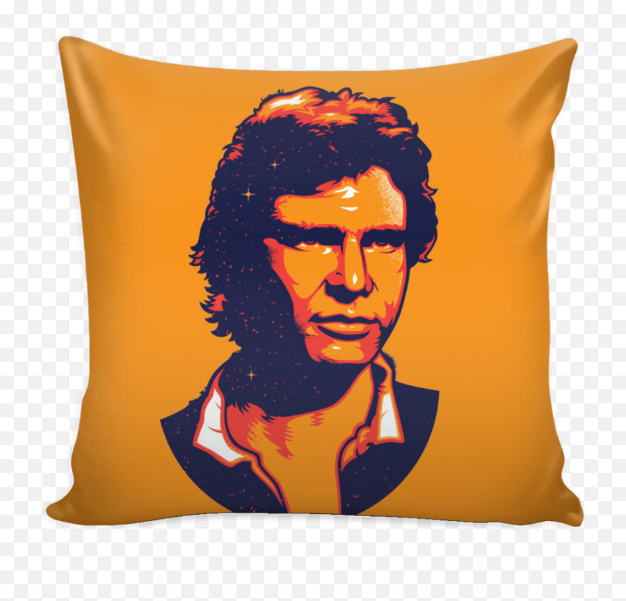 Download Han Solo Portrait Design Hd Png - Uokplrs Fall Pillow Transparent Background,Han Solo Png