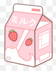 Strawberry Milk Carton Sticker By Bts X Ari - Milk Carton Stickers png