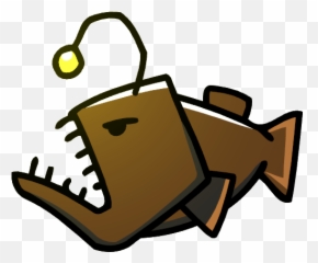 Anglerfish - Angler Fish Cartoon Png Full Size Png Angler Fish Clip Art,Cartoon Fish Png