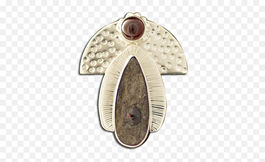 Original Pinpendant - Ssgarnet U0026 Garnet Schist U2014 Courtney Design Png,Garnet Png