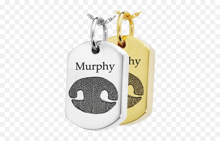 Dog Tag Your With Petu0027s Actual Nose Print Memorial Gallery - Solid Png,Dog Tag Png