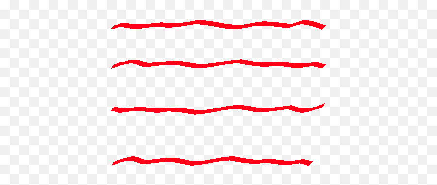 No Red Squiggle - Red Squiggle No Background Png,Wavy Lines Png