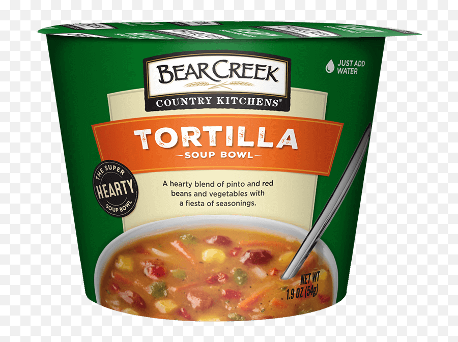 Download Tortilla Soup Bowl - Bear Creek Soup Full Size Bear Creek Tortilla Soup Png,Soup Png