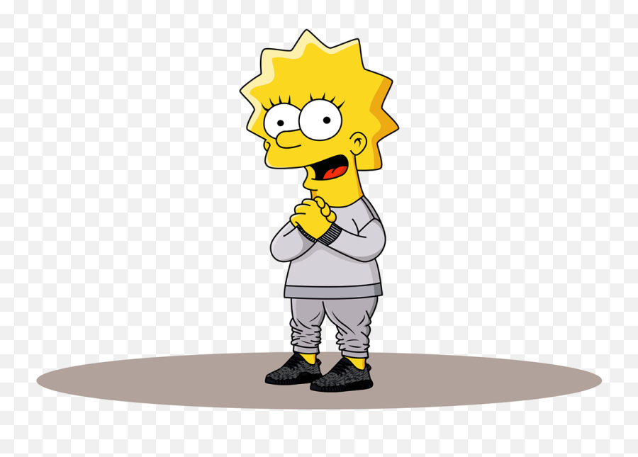 Bart Simpson Milhouse Van Houten Adidas - Supreme Lisa Simpson Png,Yeezy Png