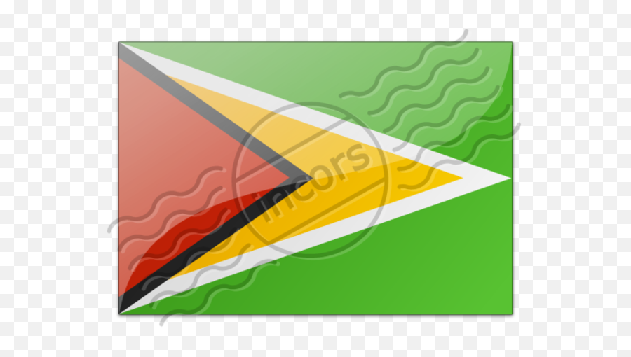 Flag Guyana - Horizontal Png,Guyana Flag Png