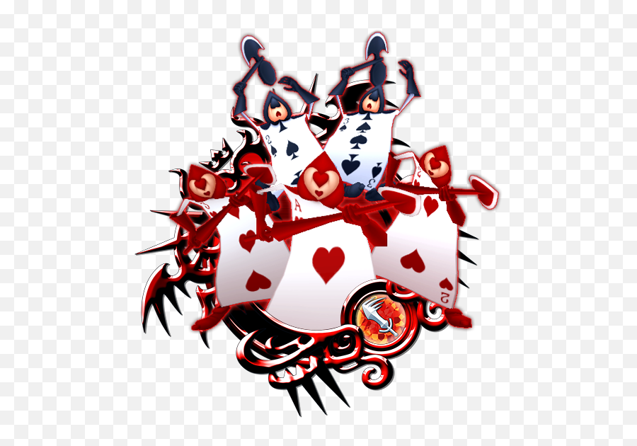 Alice In Wonderland Cards Png - Alice In The Wonderland Cards,Queen Of Hearts Card Png