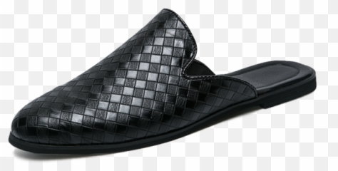 Menu0027s Closed Slippers Checkerboard Pattern Solid Color Fashion Shoes - Half Loafer png