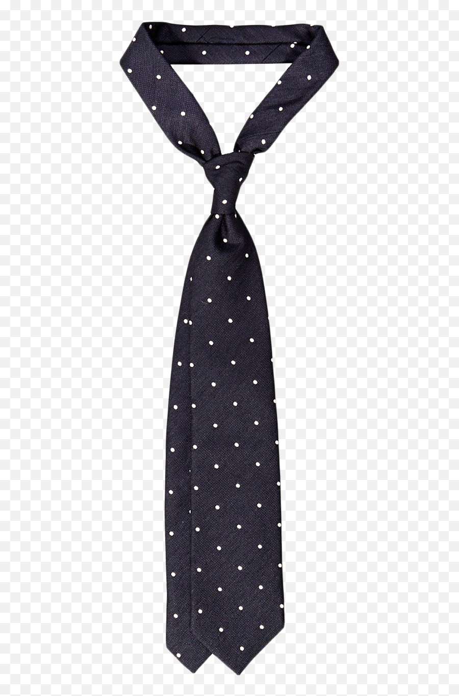 Drakeu0027s - Navy White Dots Silk Wool Tie Baltzar Necktie Png,White Dots Png