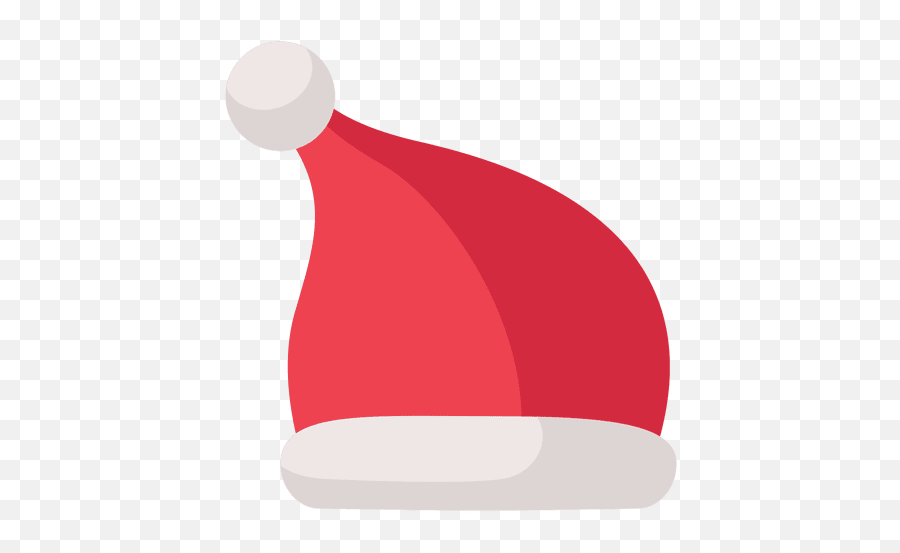 Red Santa Claus Hat Flat Icon 9 - Transparent Png U0026 Svg Gorro De Papai Noel Png Vector,Santa Claus Hat Transparent